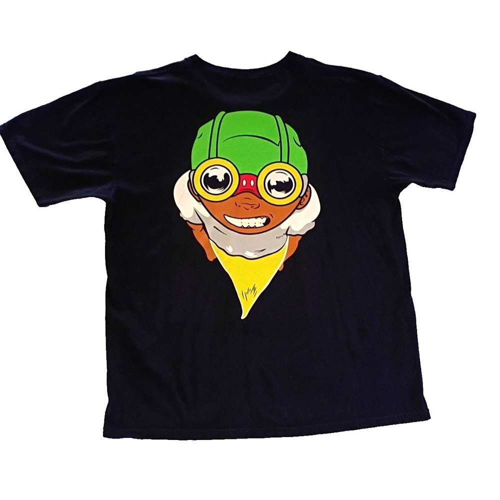 Hebru Brantly x BAIT Fly Boy Black T-Shirt Size XL